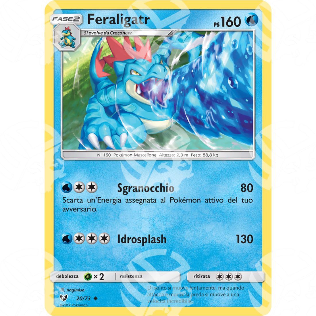 Leggende Iridescenti - Feraligatr - 20/73 - Warcard - Leggende Iridescenti - Feraligatr - 20/73 i prezzi più bassi sul mercato, solo da www.warcardshop.com! Carte singole, box, buste e mazzi.