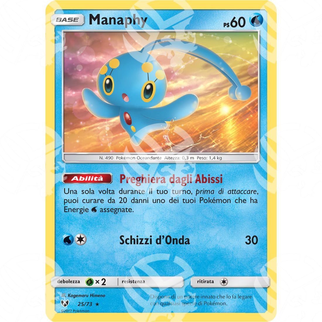 Leggende Iridescenti - Manaphy - Holo Rare 25/73 - Warcard - Leggende Iridescenti - Manaphy - Holo Rare 25/73 i prezzi più bassi sul mercato, solo da www.warcardshop.com! Carte singole, box, buste e mazzi.