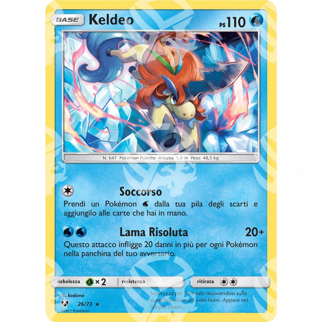 Leggende Iridescenti - Keldeo - Holo Rare 26/73 - Warcard - Leggende Iridescenti - Keldeo - Holo Rare 26/73 i prezzi più bassi sul mercato, solo da www.warcardshop.com! Carte singole, box, buste e mazzi.