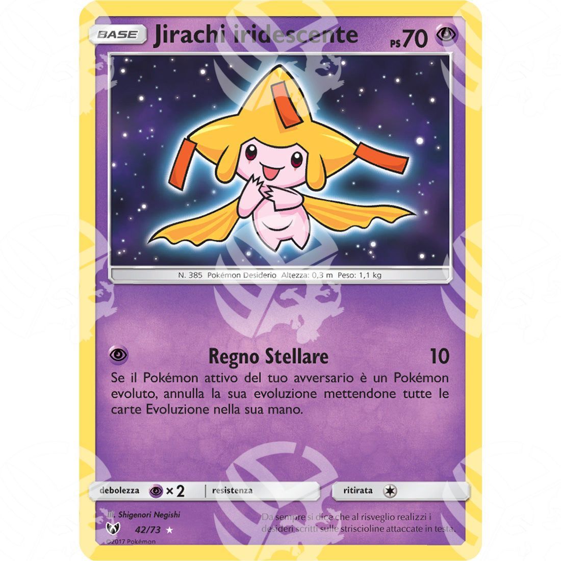 Leggende Iridescenti - Shining Jirachi - 42/73 - Warcard - Leggende Iridescenti - Shining Jirachi - 42/73 i prezzi più bassi sul mercato, solo da www.warcardshop.com! Carte singole, box, buste e mazzi.