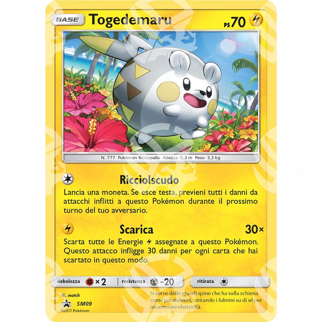 Black Star Promos - SM - Togedemaru - Holo Promo SM09 - Warcard - Black Star Promos - SM - Togedemaru - Holo Promo SM09 i prezzi più bassi sul mercato, solo da www.warcardshop.com! Carte singole, box, buste e mazzi.