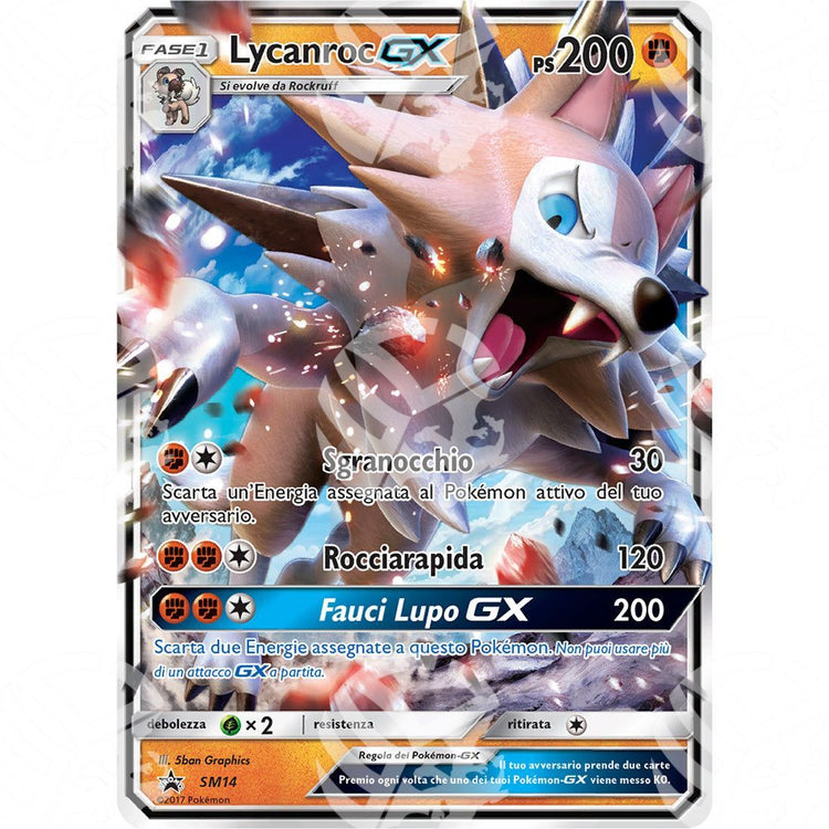 Black Star Promos - SM - Lycanroc GX - Holo Promo SM14 - Warcard - Black Star Promos - SM - Lycanroc GX - Holo Promo SM14 i prezzi più bassi sul mercato, solo da www.warcardshop.com! Carte singole, box, buste e mazzi.