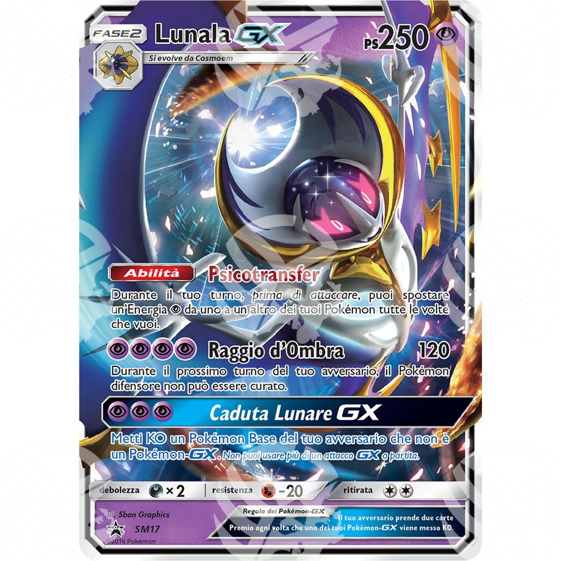 Black Star Promos - SM - Lunala GX - Holo Promo SM17 - Warcard - Black Star Promos - SM - Lunala GX - Holo Promo SM17 i prezzi più bassi sul mercato, solo da www.warcardshop.com! Carte singole, box, buste e mazzi.