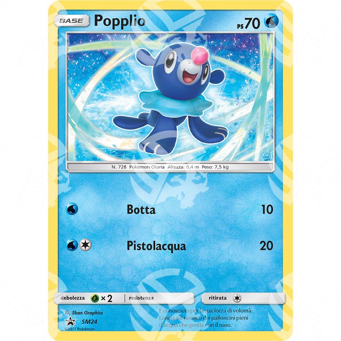 Black Star Promos - SM - Popplio - Holo Promo SM24 - Warcard - Black Star Promos - SM - Popplio - Holo Promo SM24 i prezzi più bassi sul mercato, solo da www.warcardshop.com! Carte singole, box, buste e mazzi.