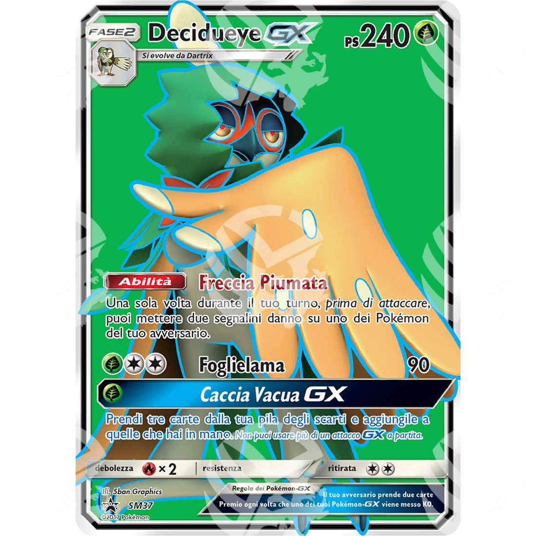 Black Star Promos - SM - Decidueye GX - Holo Promo SM37 - Warcard - Black Star Promos - SM - Decidueye GX - Holo Promo SM37 i prezzi più bassi sul mercato, solo da www.warcardshop.com! Carte singole, box, buste e mazzi.