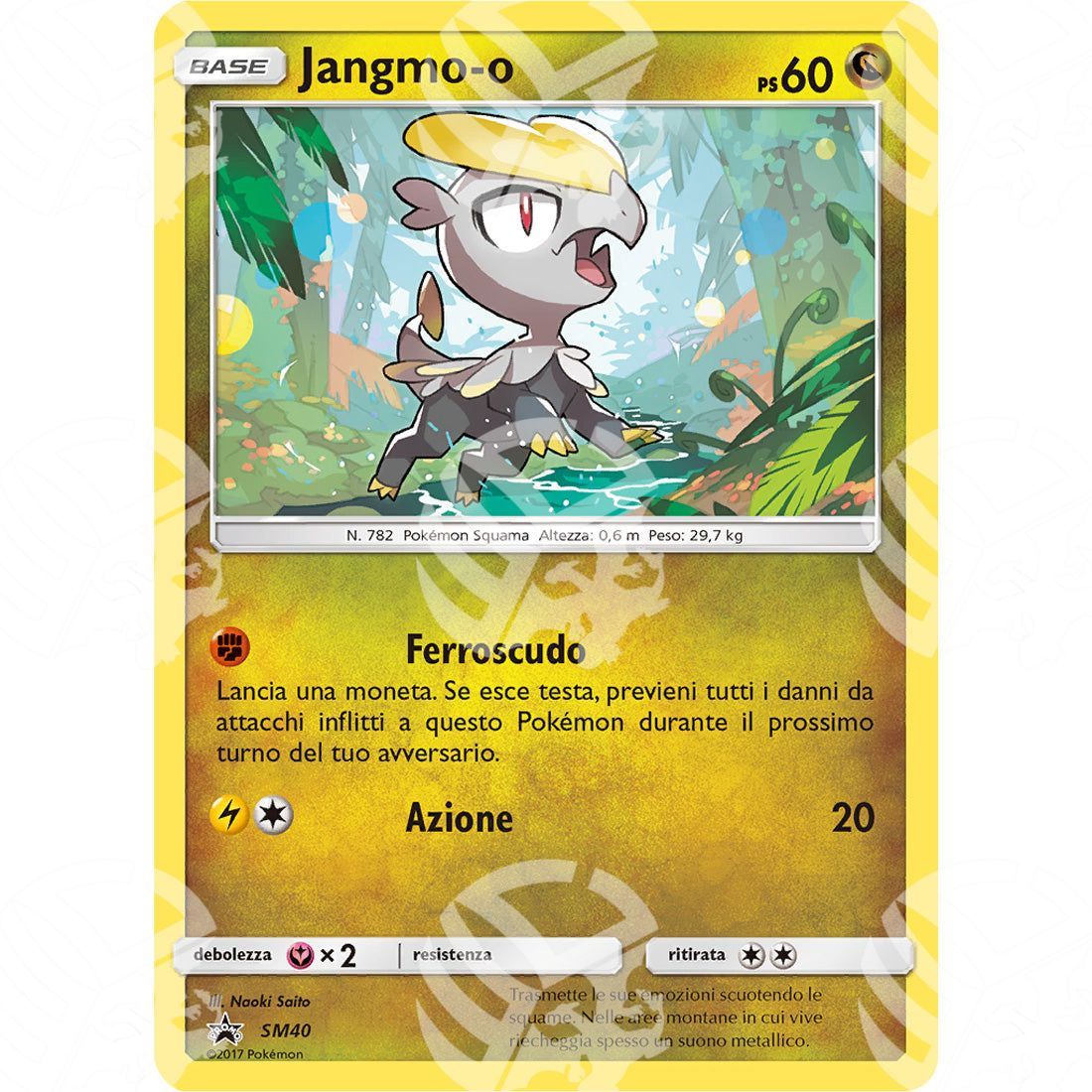 Black Star Promos - SM - Jangmo-o - Holo Promo SM40 - Warcard - Black Star Promos - SM - Jangmo-o - Holo Promo SM40 i prezzi più bassi sul mercato, solo da www.warcardshop.com! Carte singole, box, buste e mazzi.