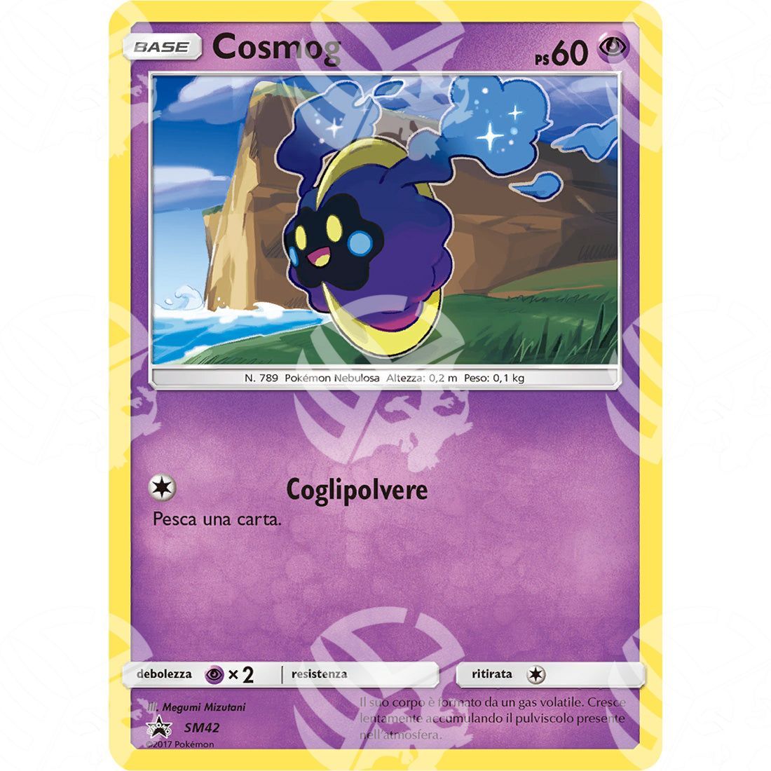 Black Star Promos - SM - Cosmog - Holo Promo SM42 - Warcard - Black Star Promos - SM - Cosmog - Holo Promo SM42 i prezzi più bassi sul mercato, solo da www.warcardshop.com! Carte singole, box, buste e mazzi.