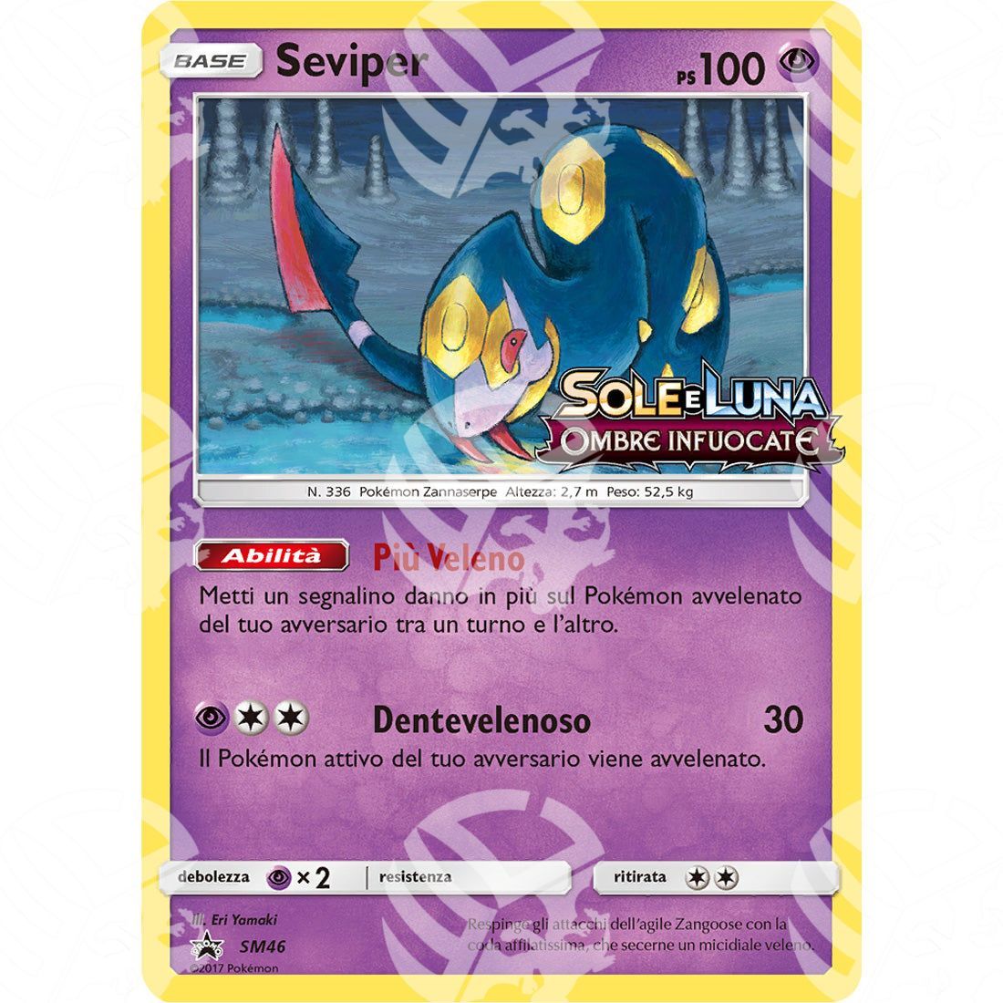 Black Star Promos - SM - Seviper - Prerelease SM46 - Warcard - Black Star Promos - SM - Seviper - Prerelease SM46 i prezzi più bassi sul mercato, solo da www.warcardshop.com! Carte singole, box, buste e mazzi.