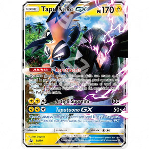 Black Star Promos - SM - Tapu Koko GX - Holo Promo SM50 - Warcard - Black Star Promos - SM - Tapu Koko GX - Holo Promo SM50 i prezzi più bassi sul mercato, solo da www.warcardshop.com! Carte singole, box, buste e mazzi.