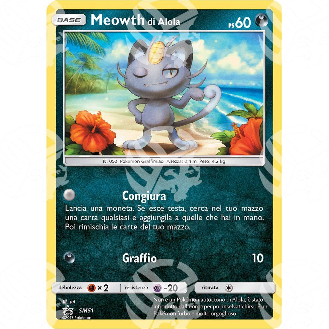 Black Star Promos - SM - Alolan Meowth - Holo Promo SM51 - Warcard - Black Star Promos - SM - Alolan Meowth - Holo Promo SM51 i prezzi più bassi sul mercato, solo da www.warcardshop.com! Carte singole, box, buste e mazzi.