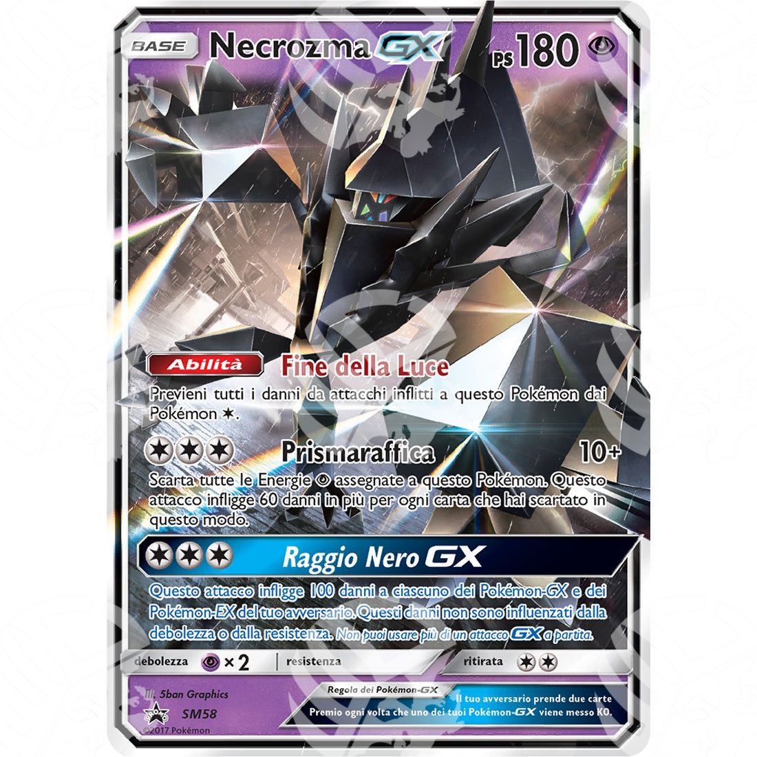 Black Star Promos - SM - Necrozma GX - Holo Promo SM58 - Warcard - Black Star Promos - SM - Necrozma GX - Holo Promo SM58 i prezzi più bassi sul mercato, solo da www.warcardshop.com! Carte singole, box, buste e mazzi.