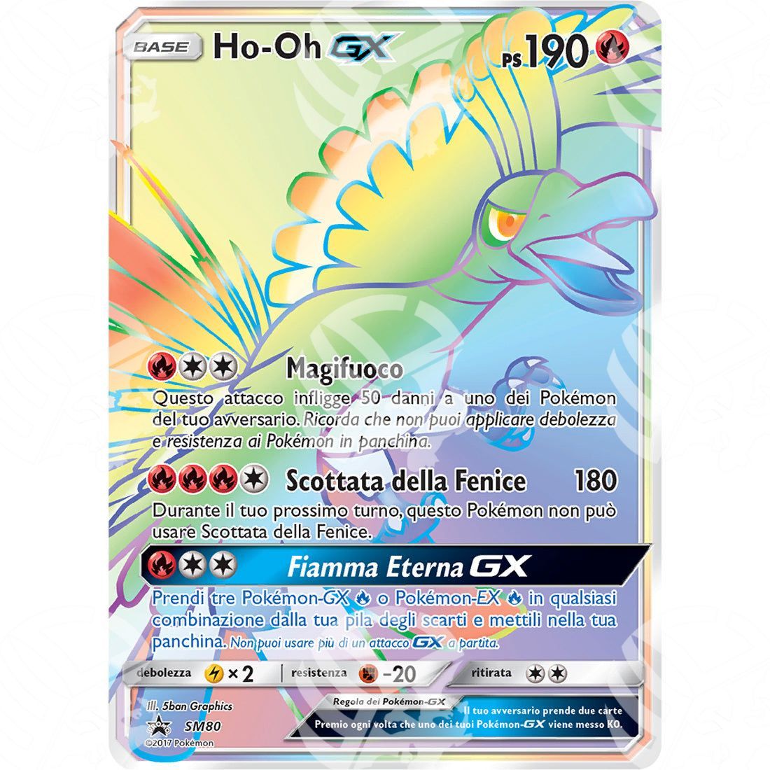 Black Star Promos - SM - Ho-Oh GX - Holo Promo SM80 - Warcard - Black Star Promos - SM - Ho-Oh GX - Holo Promo SM80 i prezzi più bassi sul mercato, solo da www.warcardshop.com! Carte singole, box, buste e mazzi.