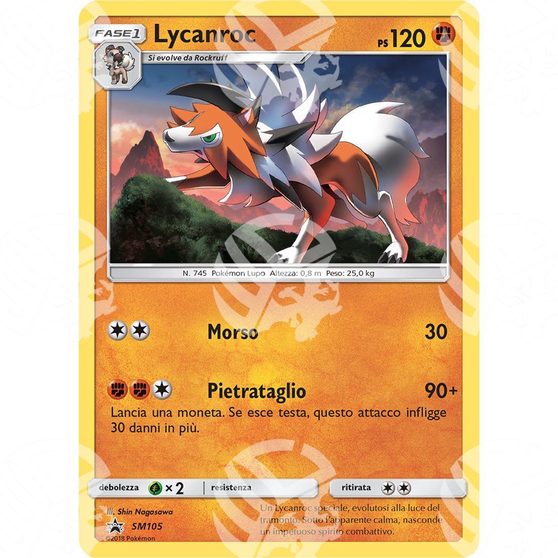 Black Star Promos - SM - Lycanroc - Holo Promo SM105 - Warcard - Black Star Promos - SM - Lycanroc - Holo Promo SM105 i prezzi più bassi sul mercato, solo da www.warcardshop.com! Carte singole, box, buste e mazzi.