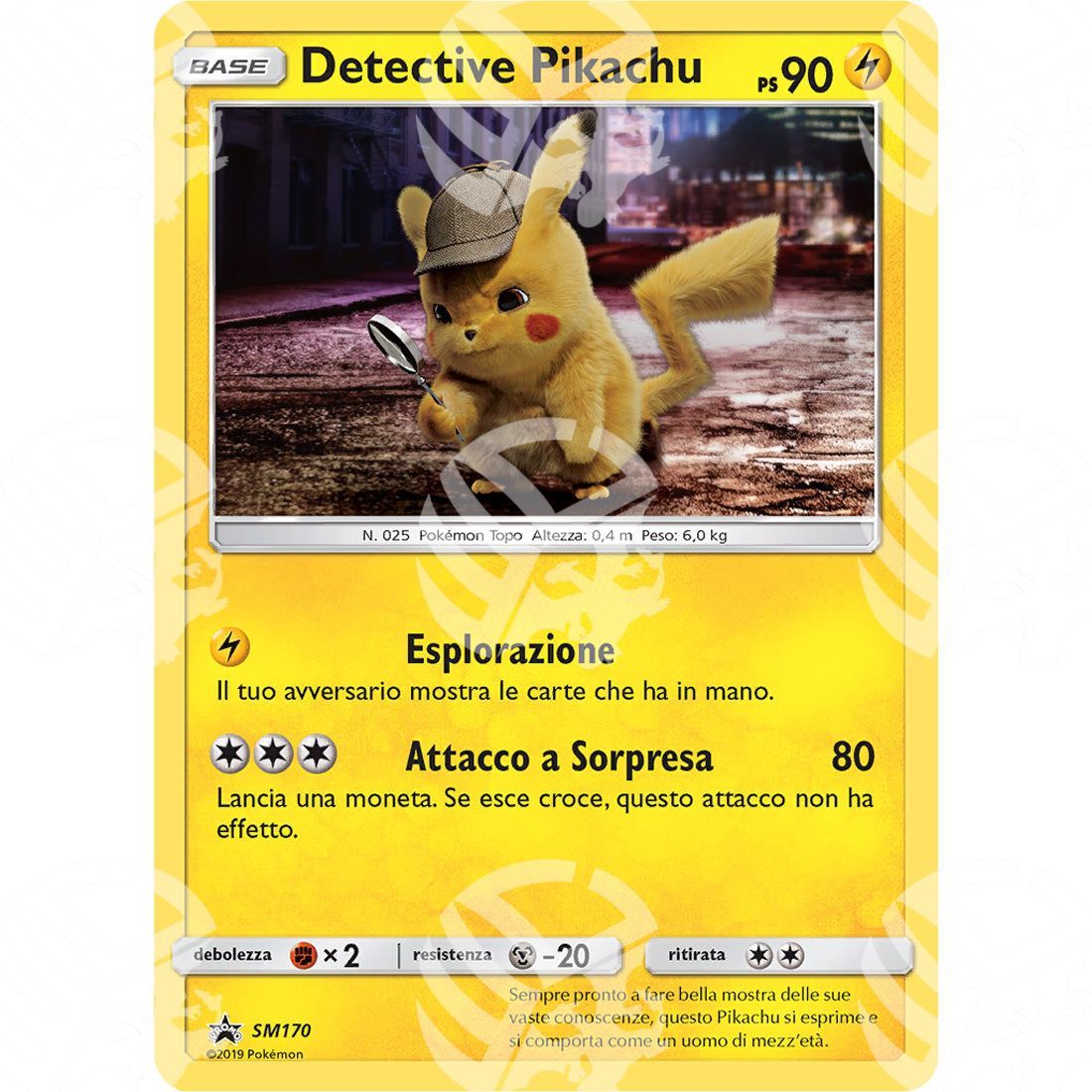 Black Star Promos - SM - Detective Pikachu - Holo Promo SM170 - Warcard - Black Star Promos - SM - Detective Pikachu - Holo Promo SM170 i prezzi più bassi sul mercato, solo da www.warcardshop.com! Carte singole, box, buste e mazzi.