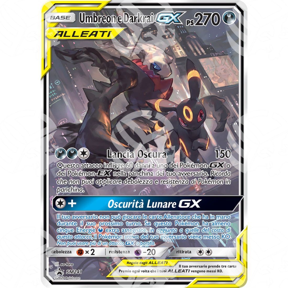 Black Star Promos - SM - Umbreon & Darkrai GX - Holo Promo SM241 - Warcard - Black Star Promos - SM - Umbreon & Darkrai GX - Holo Promo SM241 i prezzi più bassi sul mercato, solo da www.warcardshop.com! Carte singole, box, buste e mazzi.