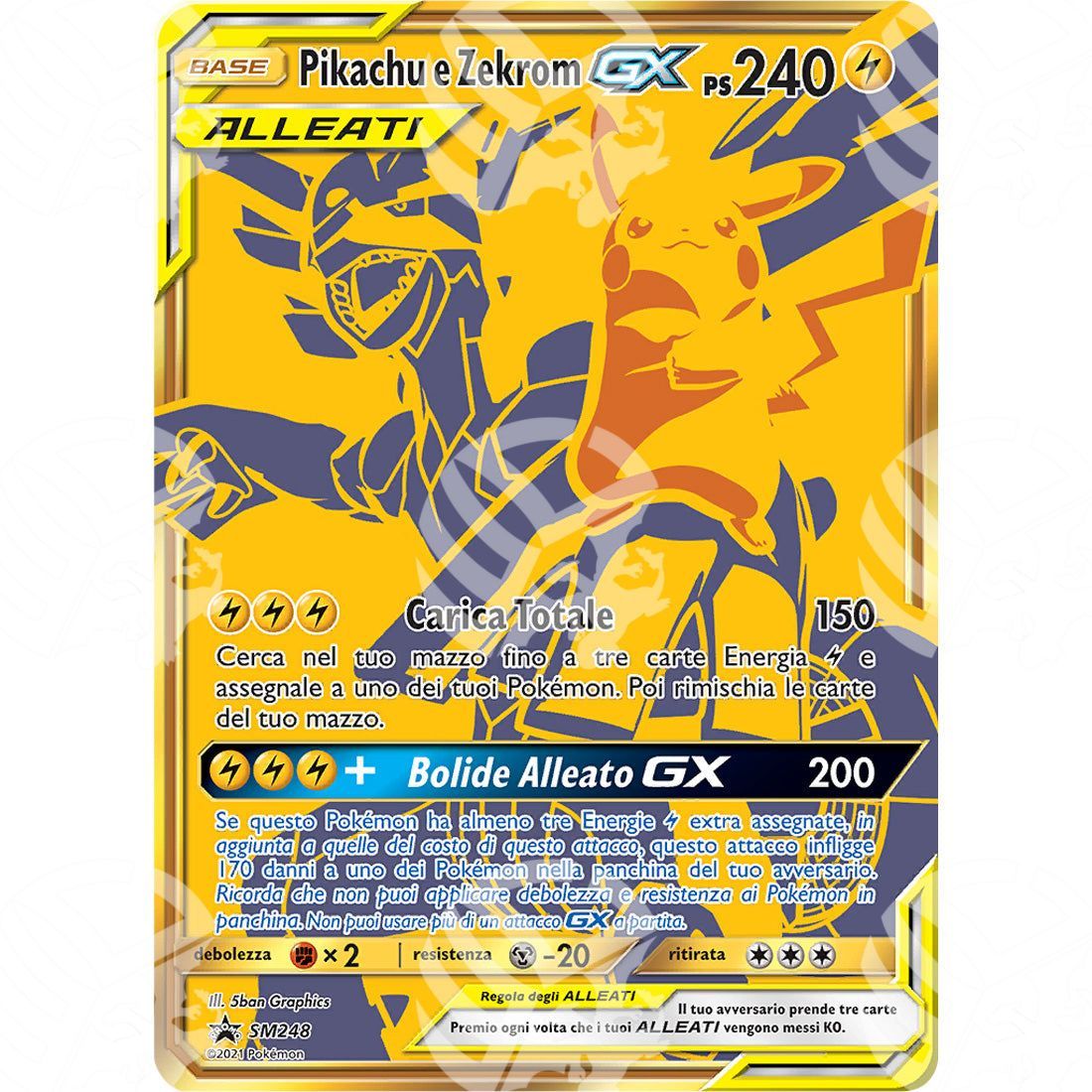 Black Star Promos - SM - Pikachu & Zekrom GX - SM248 - Warcard - Black Star Promos - SM - Pikachu & Zekrom GX - SM248 i prezzi più bassi sul mercato, solo da www.warcardshop.com! Carte singole, box, buste e mazzi.