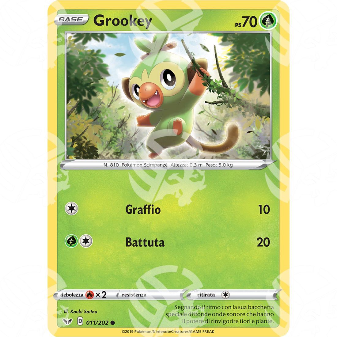 Spada & Scudo - Grookey - 11/202 - Warcard - Spada & Scudo - Grookey - 11/202 i prezzi più bassi sul mercato, solo da www.warcardshop.com! Carte singole, box, buste e mazzi.