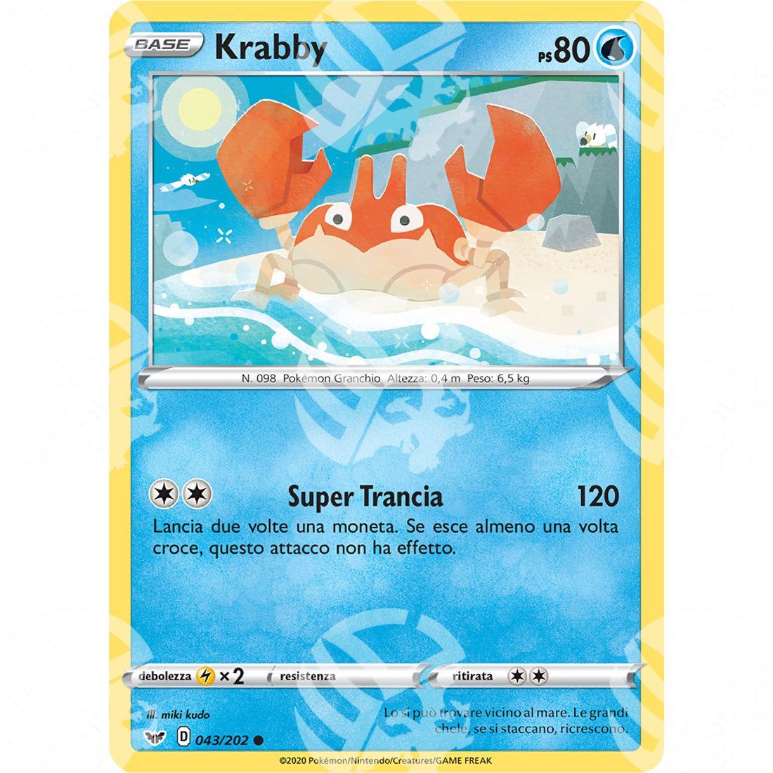 Spada & Scudo - Krabby - 43/202 - Warcard - Spada & Scudo - Krabby - 43/202 i prezzi più bassi sul mercato, solo da www.warcardshop.com! Carte singole, box, buste e mazzi.