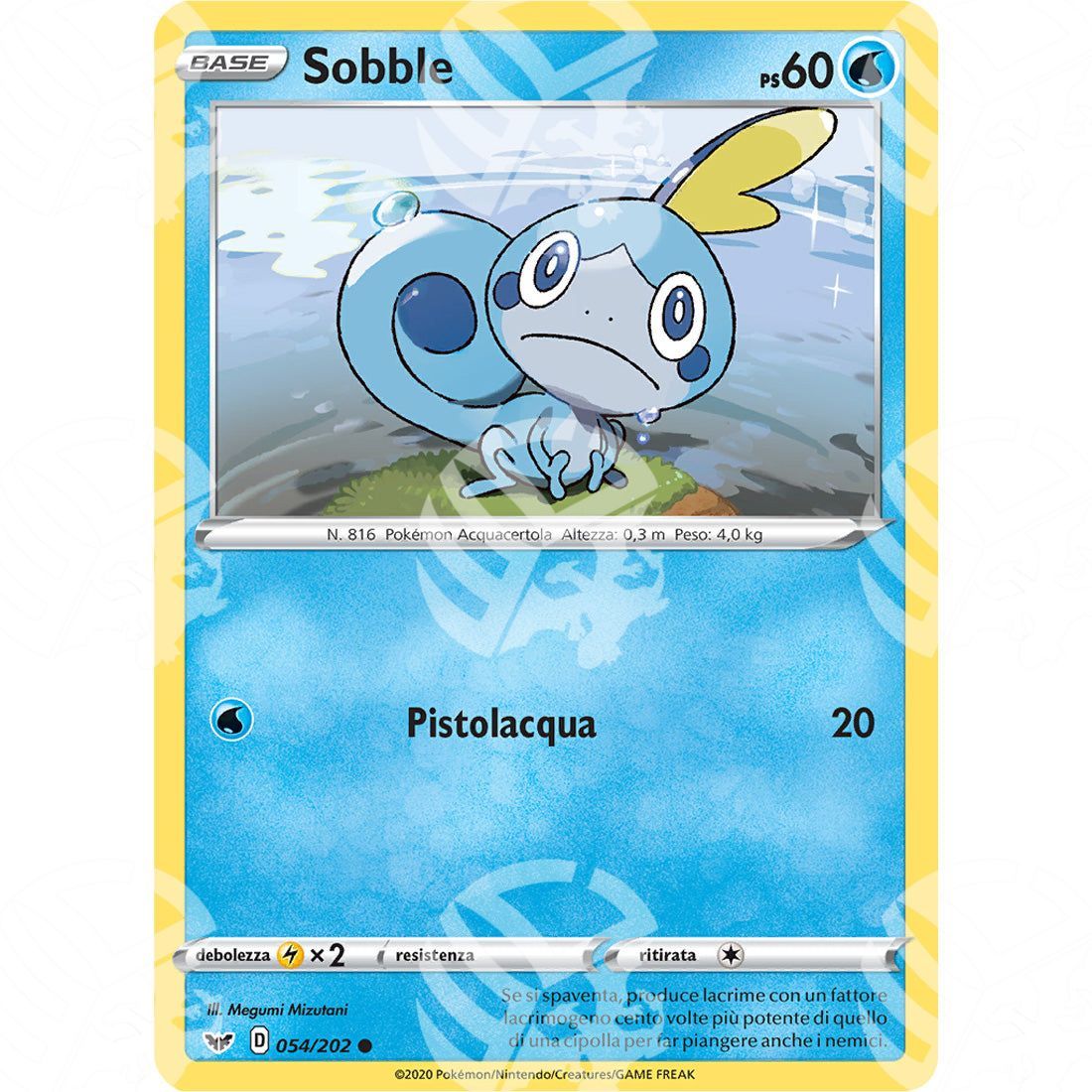 Spada & Scudo - Sobble - 54/202 - Warcard - Spada & Scudo - Sobble - 54/202 i prezzi più bassi sul mercato, solo da www.warcardshop.com! Carte singole, box, buste e mazzi.