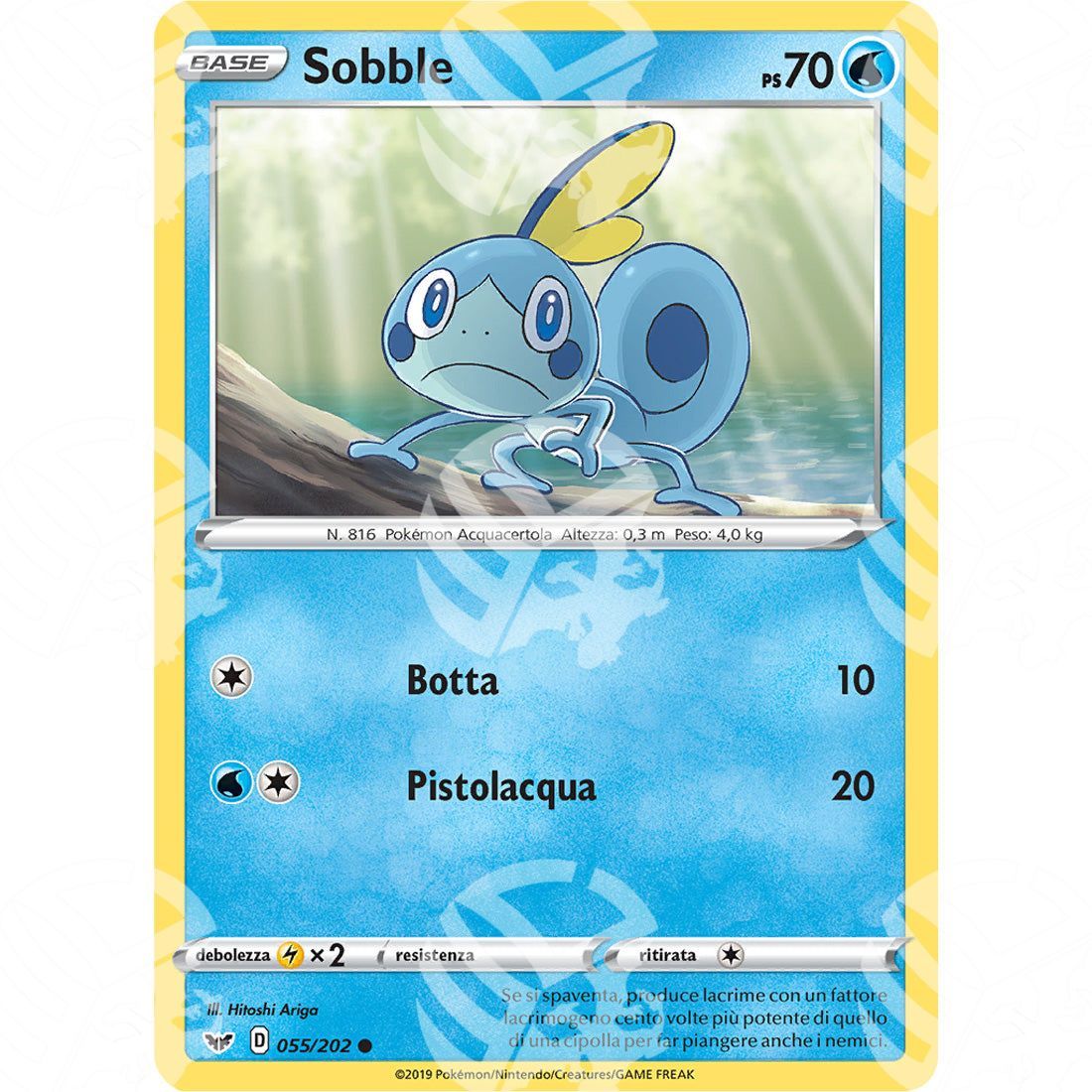 Spada & Scudo - Sobble - 55/202 - Warcard - Spada & Scudo - Sobble - 55/202 i prezzi più bassi sul mercato, solo da www.warcardshop.com! Carte singole, box, buste e mazzi.