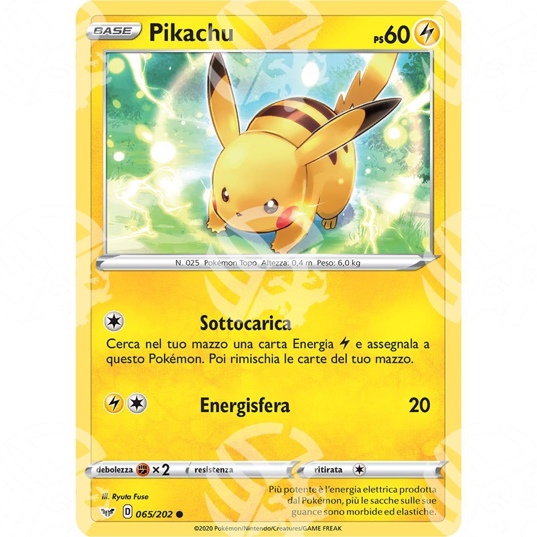 Spada & Scudo - Pikachu - 65/202 - Warcard - Spada & Scudo - Pikachu - 65/202 i prezzi più bassi sul mercato, solo da www.warcardshop.com! Carte singole, box, buste e mazzi.