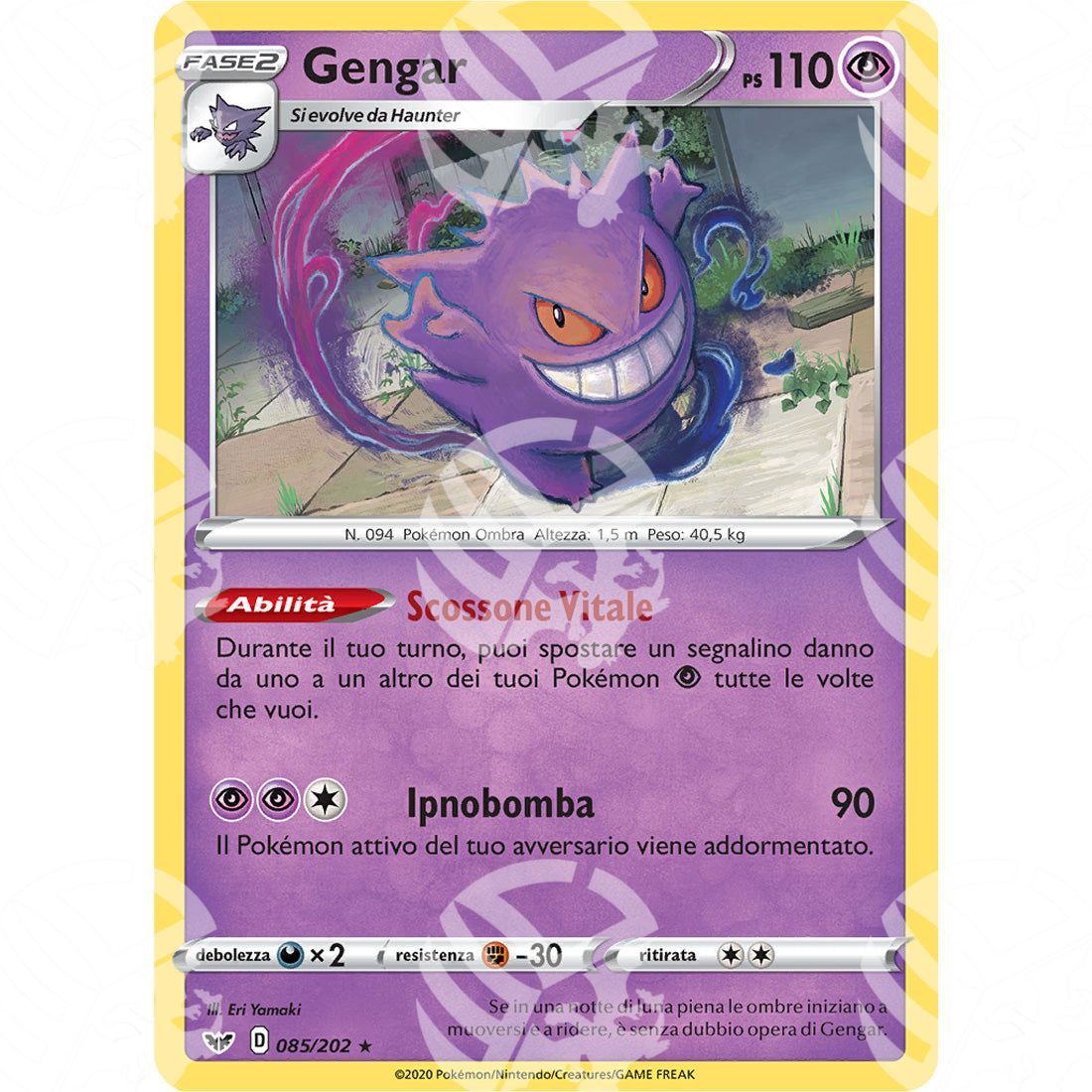 Spada & Scudo - Gengar - Holo Rare 85/202 - Warcard - Spada & Scudo - Gengar - Holo Rare 85/202 i prezzi più bassi sul mercato, solo da www.warcardshop.com! Carte singole, box, buste e mazzi.