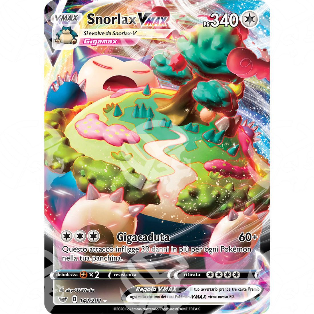 Spada & Scudo - Snorlax VMAX - 142/202 - Warcard - Spada & Scudo - Snorlax VMAX - 142/202 i prezzi più bassi sul mercato, solo da www.warcardshop.com! Carte singole, box, buste e mazzi.