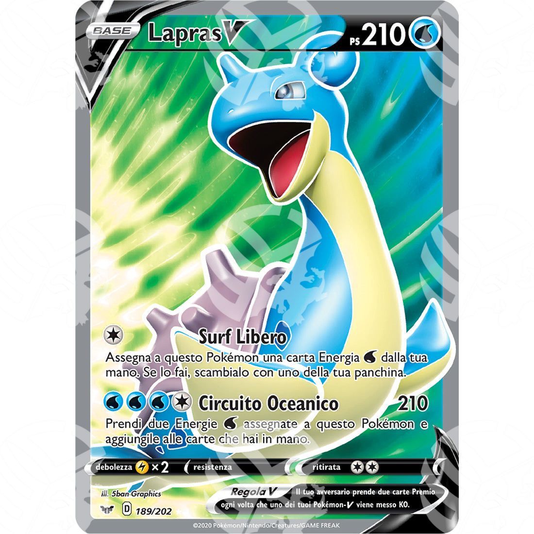 Spada & Scudo - Lapras V - 189/202 - Warcard - Spada & Scudo - Lapras V - 189/202 i prezzi più bassi sul mercato, solo da www.warcardshop.com! Carte singole, box, buste e mazzi.