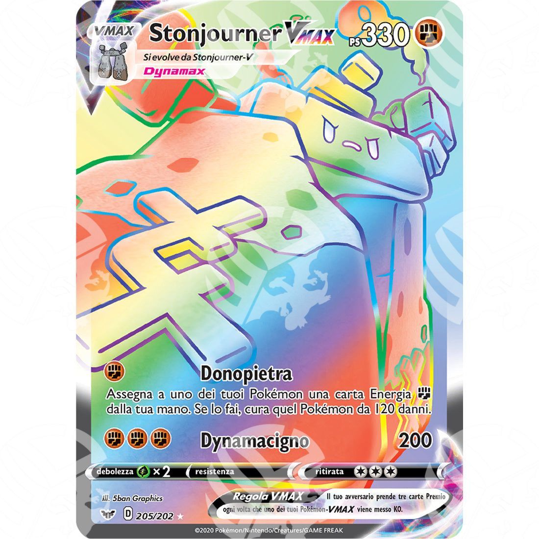 Spada & Scudo - Stonjourner VMAX - Rainbow 205/202 - Warcard - Spada & Scudo - Stonjourner VMAX - Rainbow 205/202 i prezzi più bassi sul mercato, solo da www.warcardshop.com! Carte singole, box, buste e mazzi.