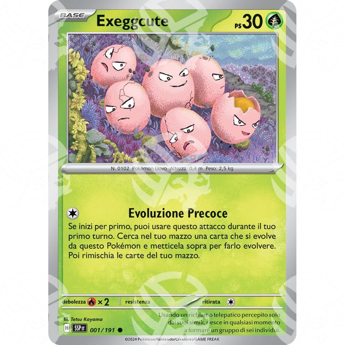 Scintille Folgoranti - Exeggcute - 001/191