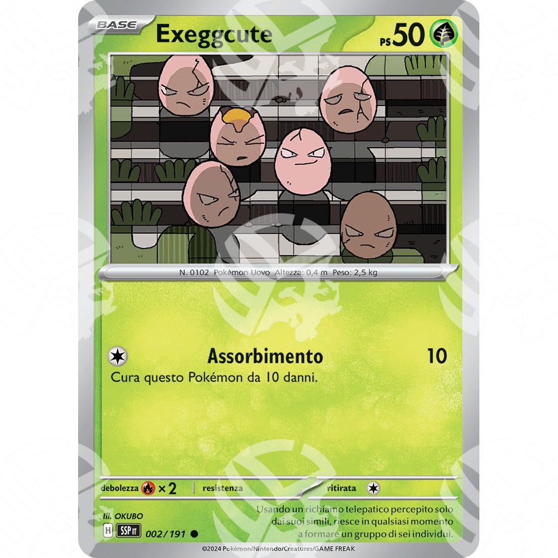 Scintille Folgoranti - Exeggcute - 002/191