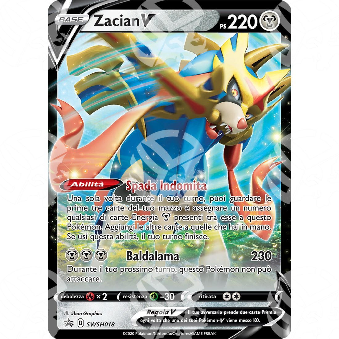 Black Star Promos - SWSH - Zacian V - Holo Promo 018 - Warcard - Black Star Promos - SWSH - Zacian V - Holo Promo 018 i prezzi più bassi sul mercato, solo da www.warcardshop.com! Carte singole, box, buste e mazzi.