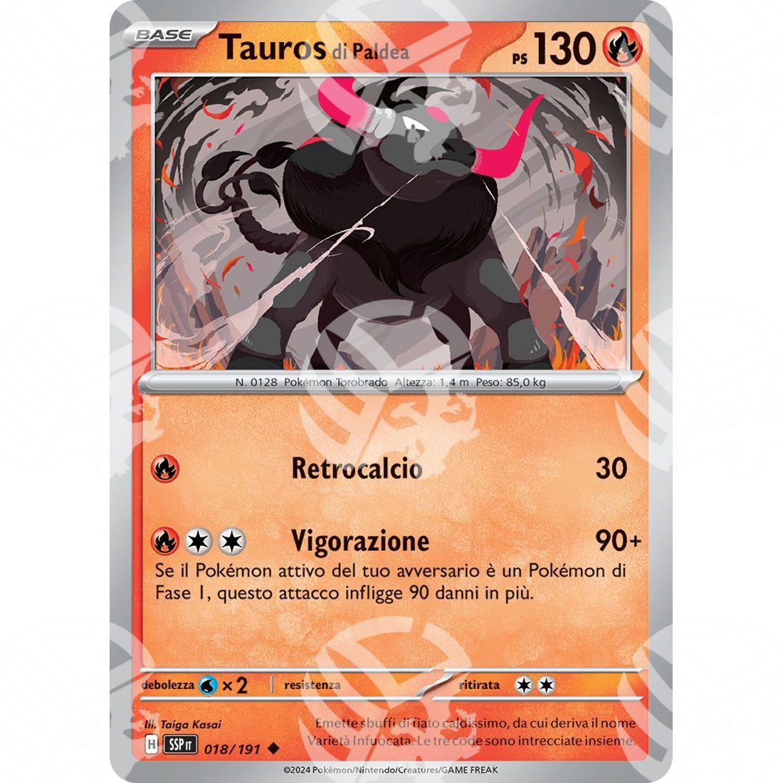 Scintille Folgoranti - Paldean Tauros - 018/191