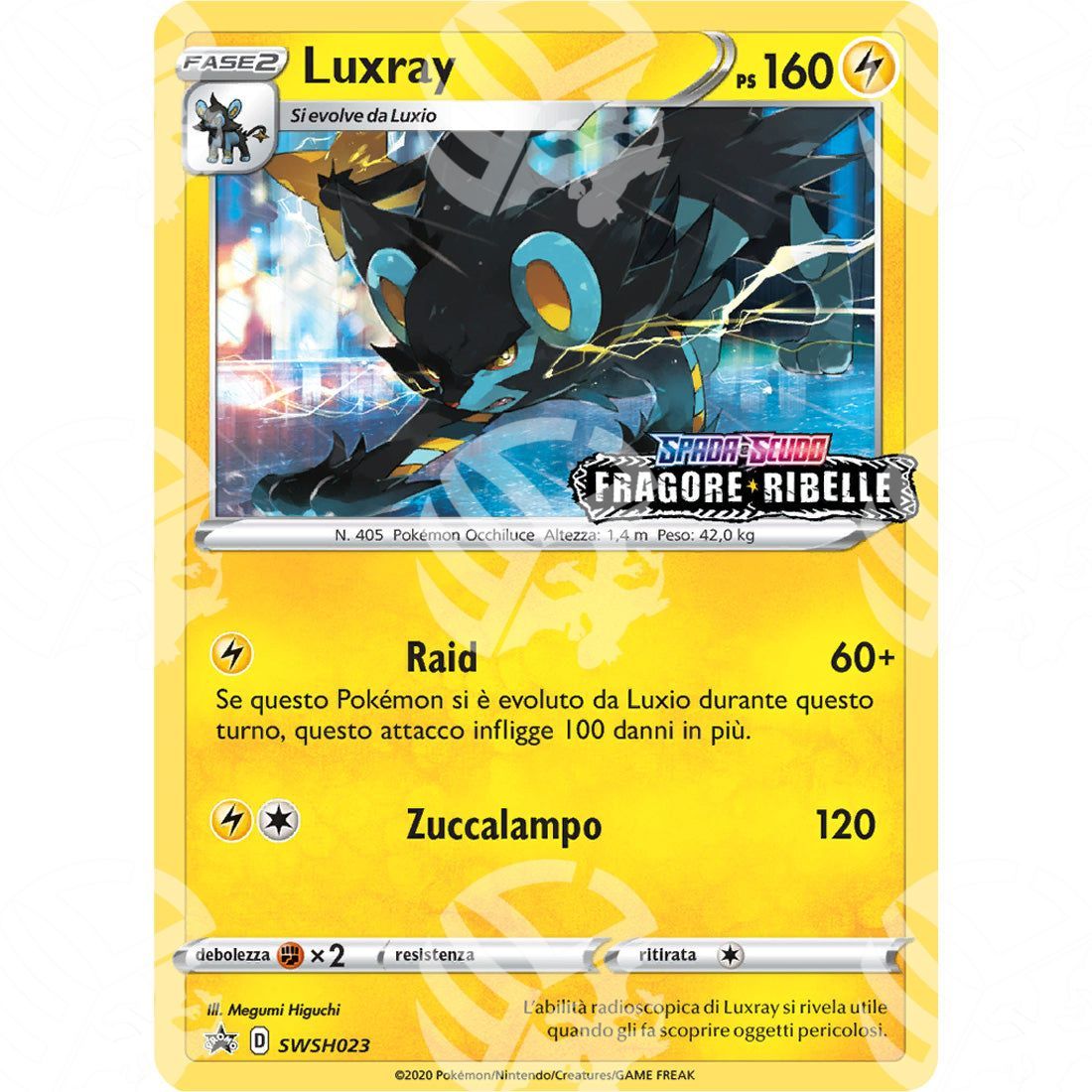 Black Star Promos - SWSH - Luxray - Prerelease 023 - Warcard - Black Star Promos - SWSH - Luxray - Prerelease 023 i prezzi più bassi sul mercato, solo da www.warcardshop.com! Carte singole, box, buste e mazzi.