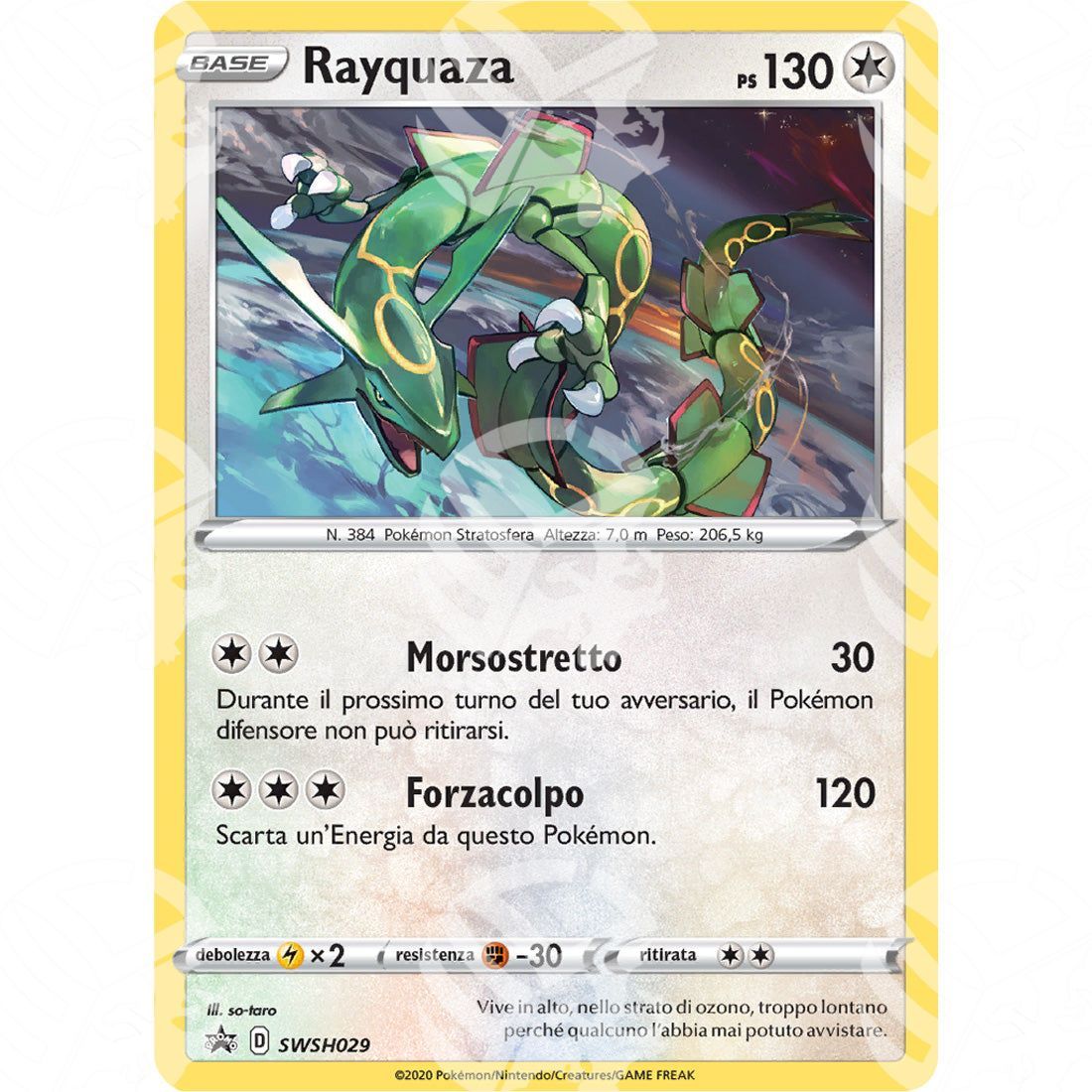 Black Star Promos - SWSH - Rayquaza - Holo Promo 029 - Warcard - Black Star Promos - SWSH - Rayquaza - Holo Promo 029 i prezzi più bassi sul mercato, solo da www.warcardshop.com! Carte singole, box, buste e mazzi.