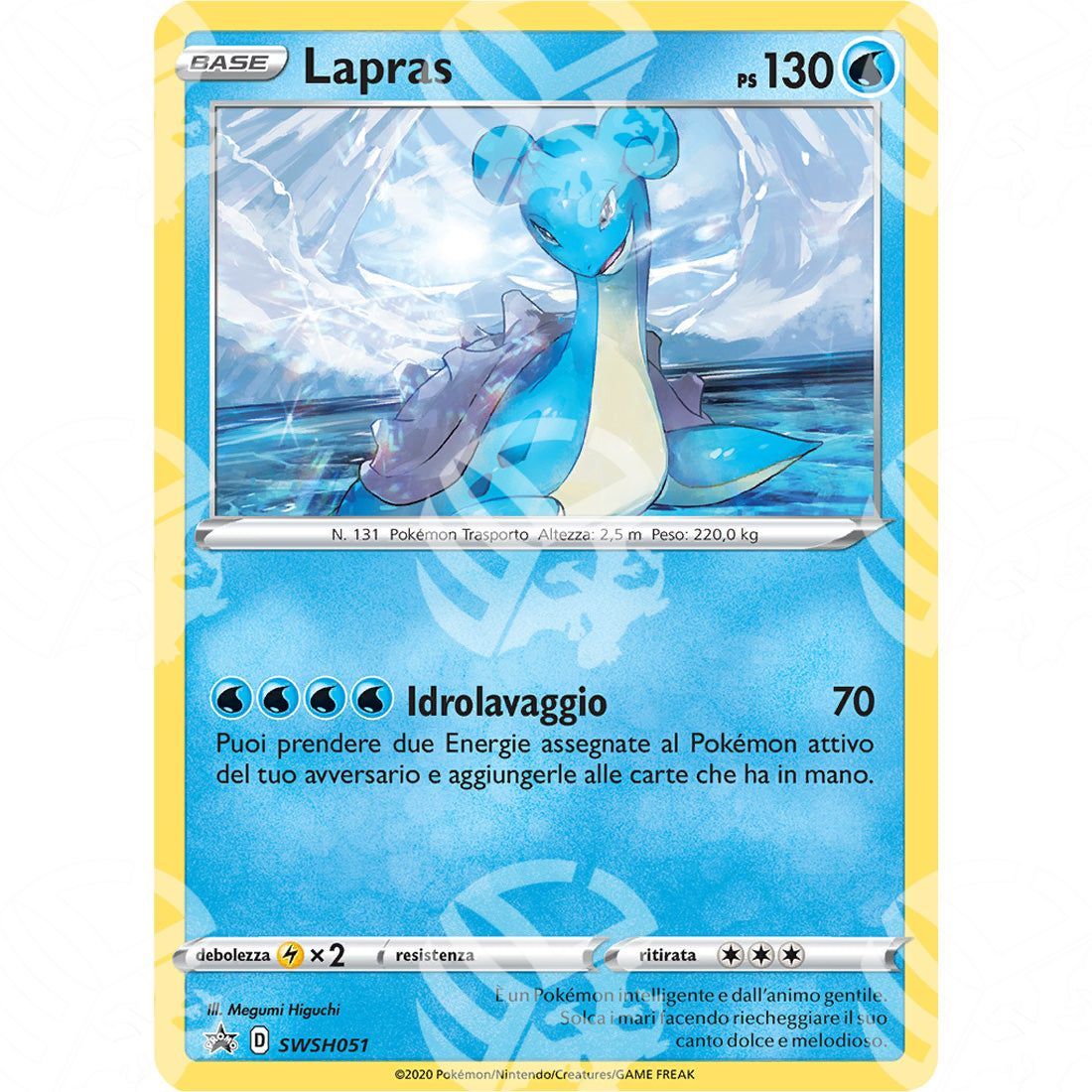 Black Star Promos - SWSH - Lapras - Holo Promo 051 - Warcard - Black Star Promos - SWSH - Lapras - Holo Promo 051 i prezzi più bassi sul mercato, solo da www.warcardshop.com! Carte singole, box, buste e mazzi.