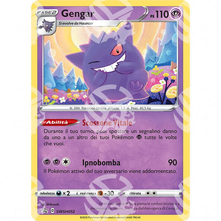 Black Star Promos - SWSH - Gengar - 52 - Warcard - Black Star Promos - SWSH - Gengar - 52 i prezzi più bassi sul mercato, solo da www.warcardshop.com! Carte singole, box, buste e mazzi.