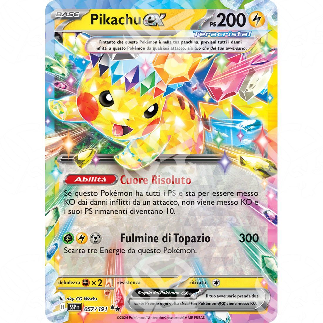 Scintille Folgoranti - Pikachu ex - 057/191