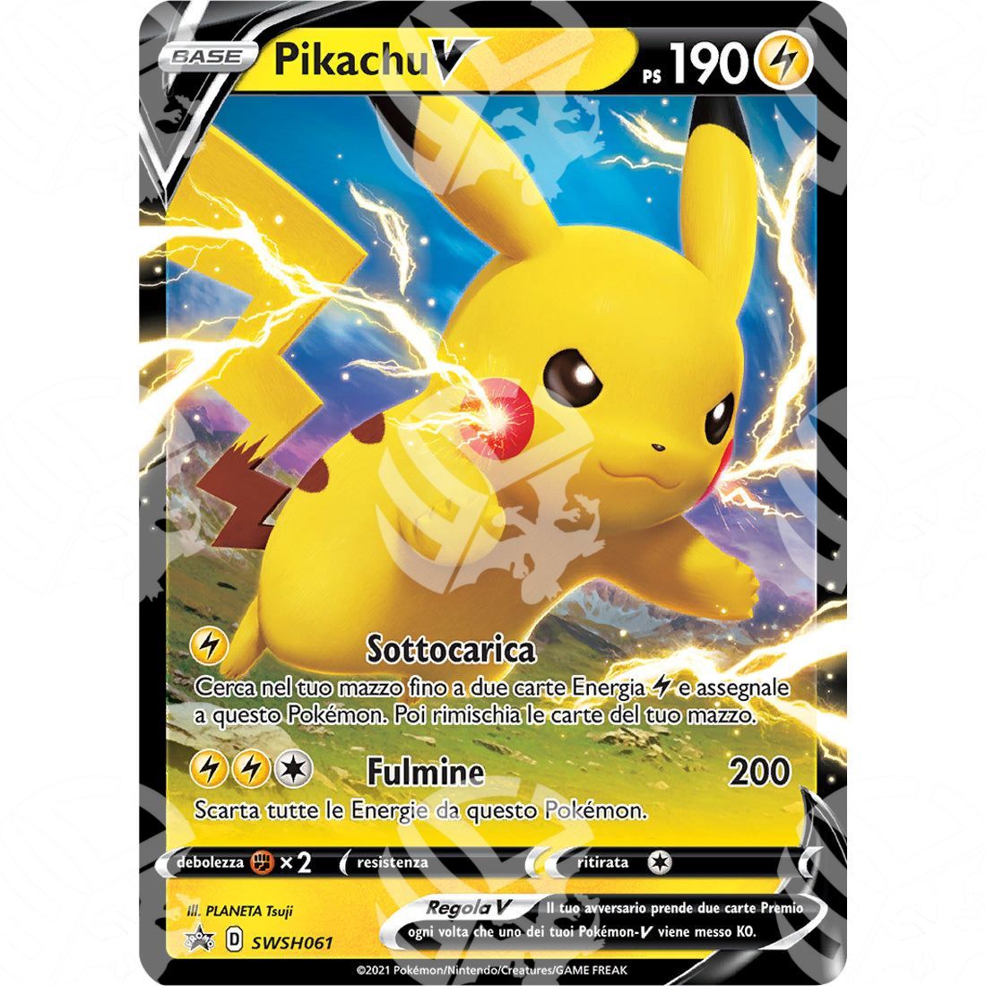 Black Star Promos - SWSH - Pikachu V - 61 - Warcard - Black Star Promos - SWSH - Pikachu V - 61 i prezzi più bassi sul mercato, solo da www.warcardshop.com! Carte singole, box, buste e mazzi.