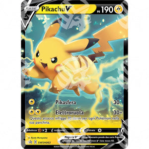 Black Star Promos - SWSH - Pikachu V - 63 - Warcard - Black Star Promos - SWSH - Pikachu V - 63 i prezzi più bassi sul mercato, solo da www.warcardshop.com! Carte singole, box, buste e mazzi.