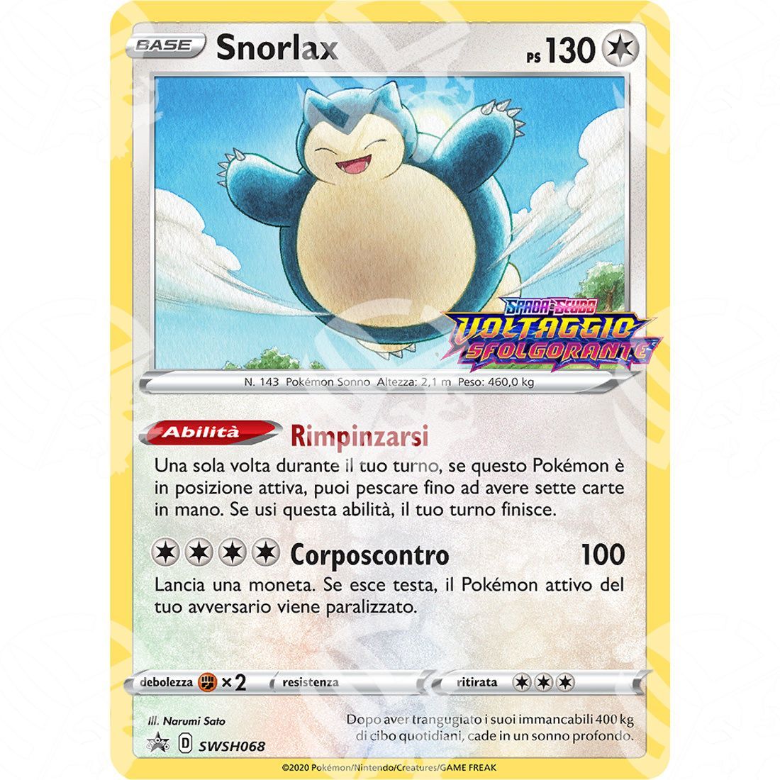 Black Star Promos - SWSH - Snorlax - Staff Promo | 068 - Warcard - Black Star Promos - SWSH - Snorlax - Staff Promo | 068 i prezzi più bassi sul mercato, solo da www.warcardshop.com! Carte singole, box, buste e mazzi.