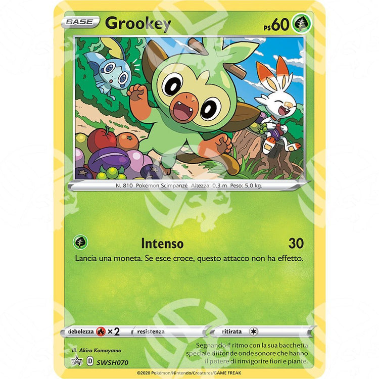 Black Star Promos - SWSH - Grookey - 70 - Warcard - Black Star Promos - SWSH - Grookey - 70 i prezzi più bassi sul mercato, solo da www.warcardshop.com! Carte singole, box, buste e mazzi.