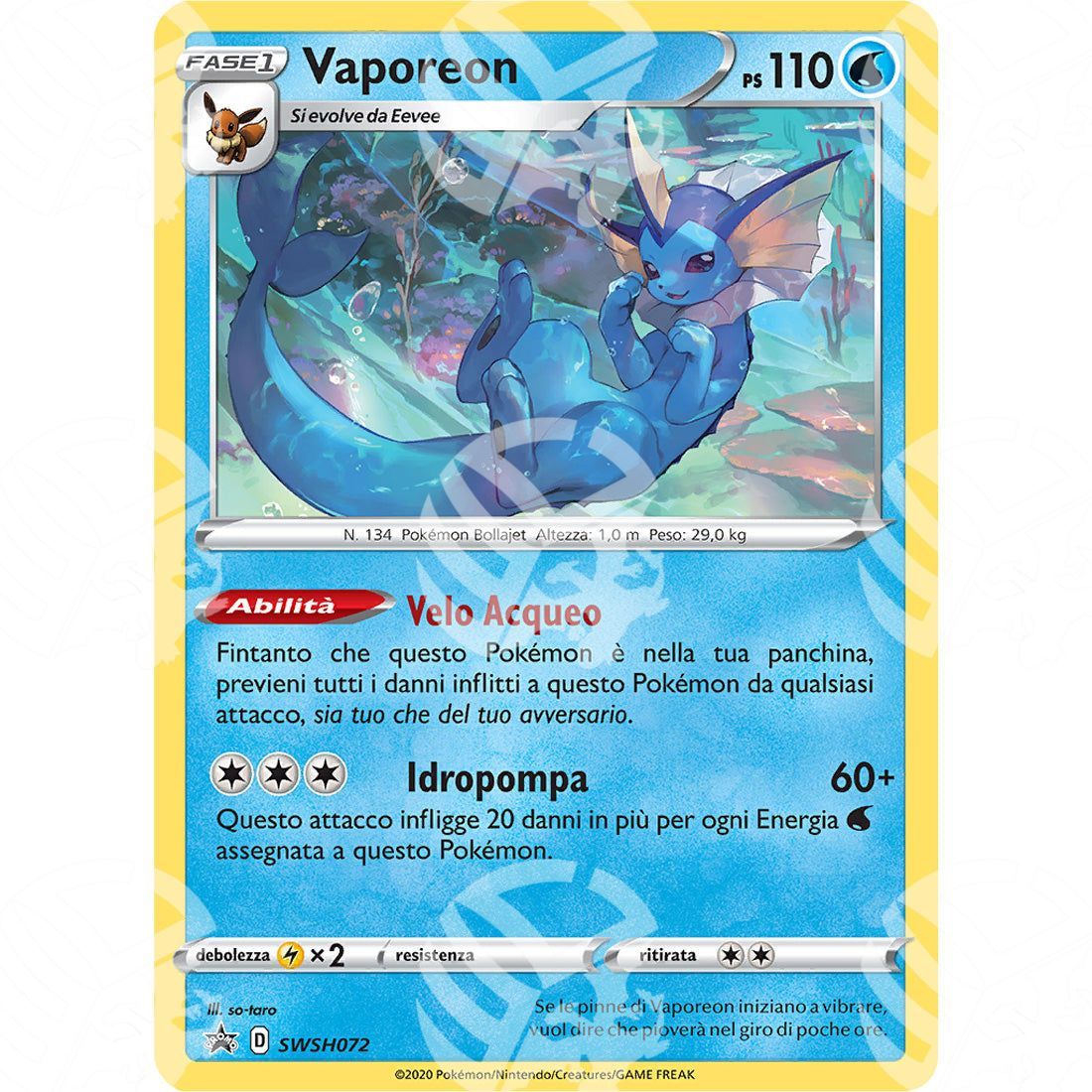 Black Star Promos - SWSH - Vaporeon - 72 - Warcard - Black Star Promos - SWSH - Vaporeon - 72 i prezzi più bassi sul mercato, solo da www.warcardshop.com! Carte singole, box, buste e mazzi.