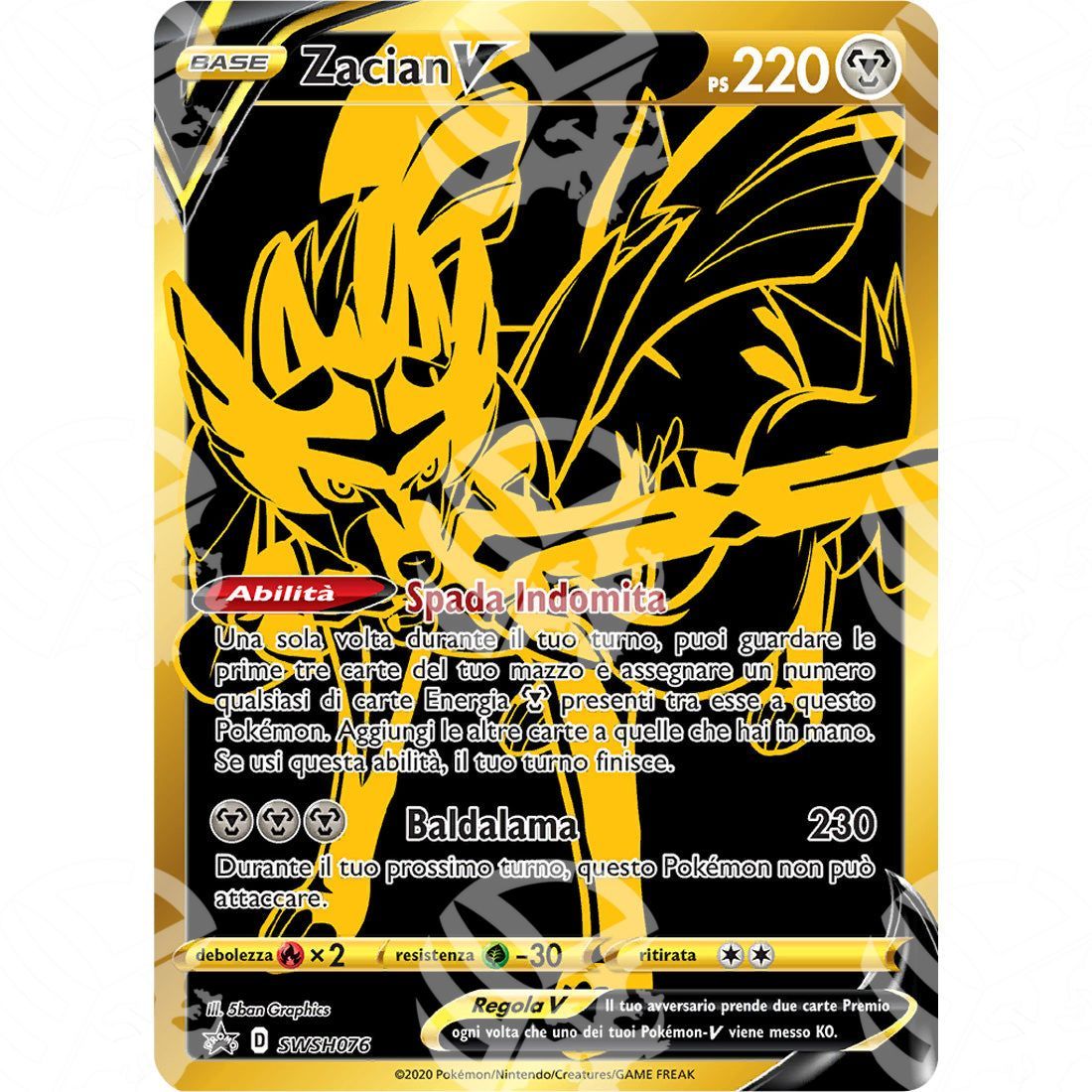 Black Star Promos - SWSH - Zacian V - 76 - Warcard - Black Star Promos - SWSH - Zacian V - 76 i prezzi più bassi sul mercato, solo da www.warcardshop.com! Carte singole, box, buste e mazzi.