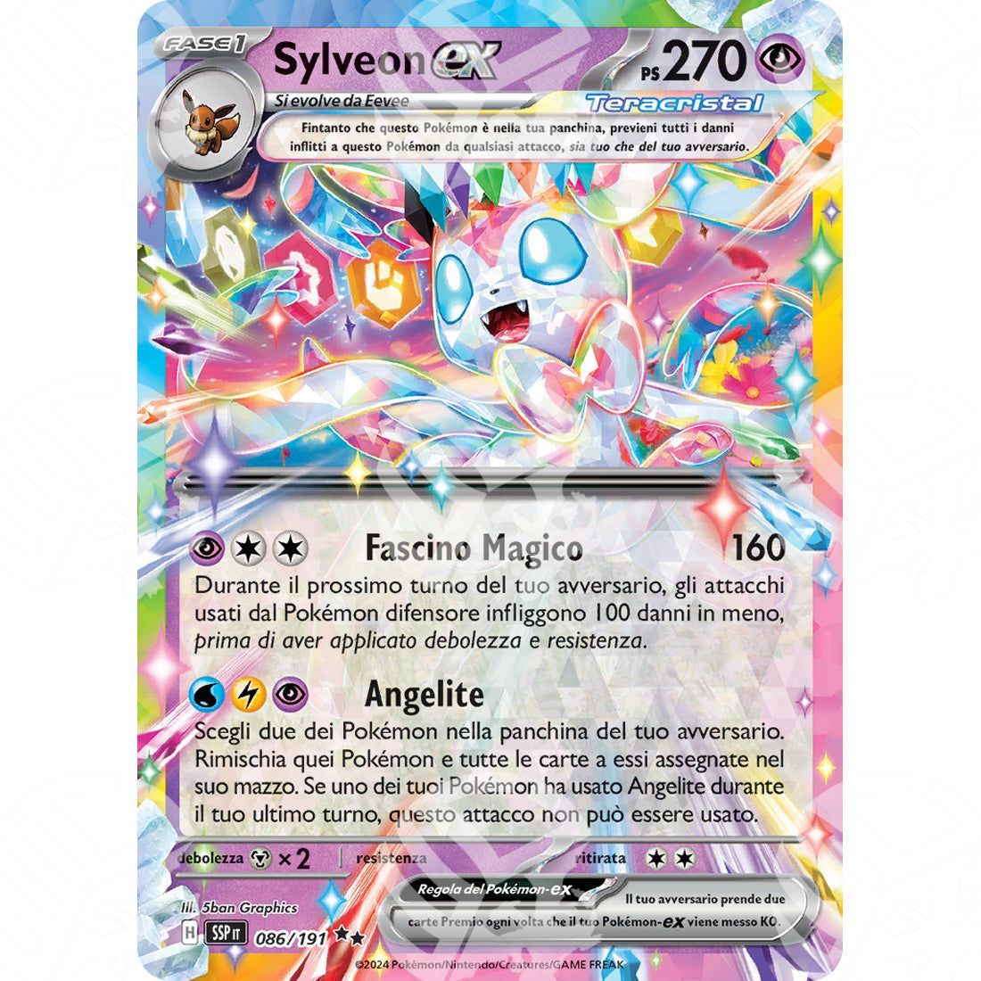 Scintille Folgoranti - Sylveon ex - 086/191