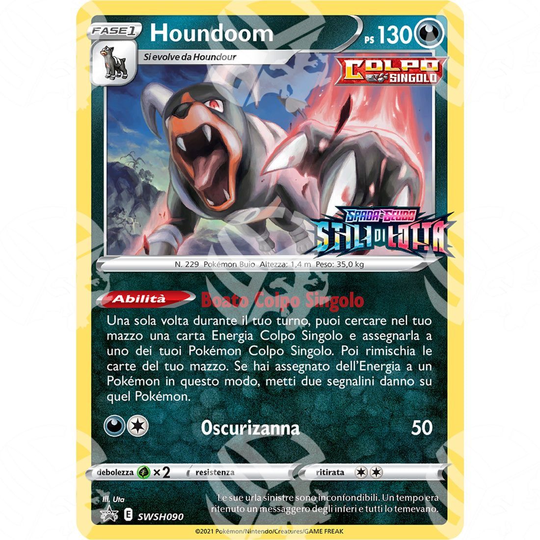 Black Star Promos - SWSH - Houndoom - 90 - Warcard - Black Star Promos - SWSH - Houndoom - 90 i prezzi più bassi sul mercato, solo da www.warcardshop.com! Carte singole, box, buste e mazzi.