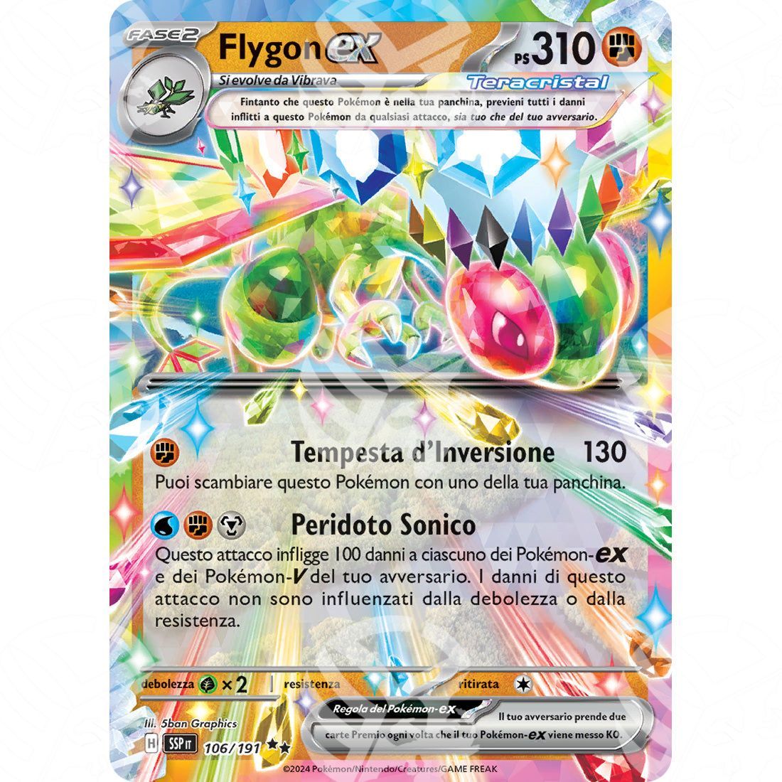 Scintille Folgoranti - Flygon ex - 106/191