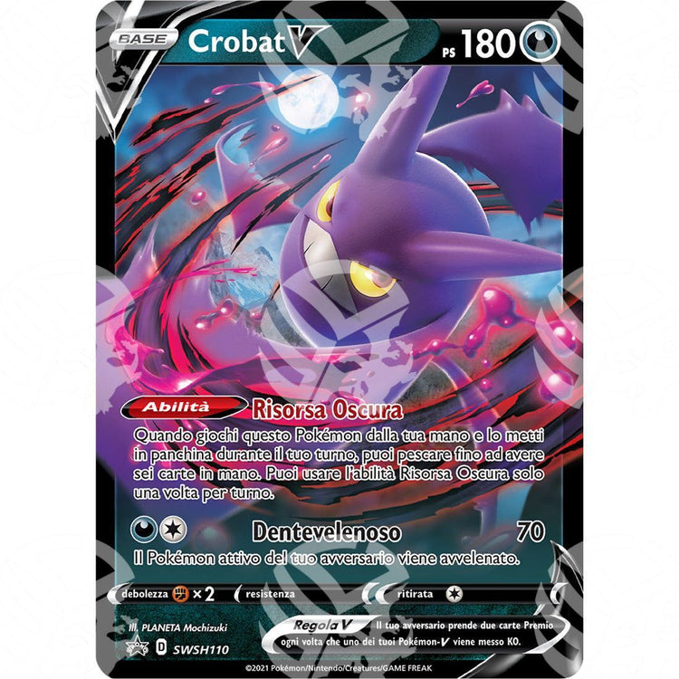 Black Star Promos - SWSH - Crobat V - 110 - Warcard - Black Star Promos - SWSH - Crobat V - 110 i prezzi più bassi sul mercato, solo da www.warcardshop.com! Carte singole, box, buste e mazzi.