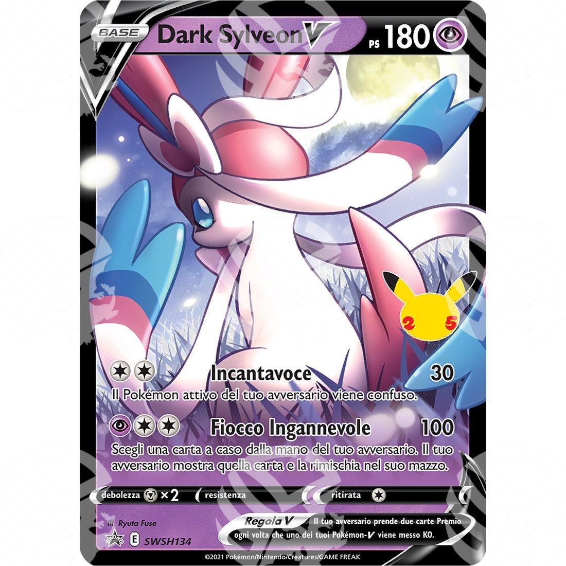 Black Star Promos - SWSH - Dark Sylveon V - 134 - Warcard - Black Star Promos - SWSH - Dark Sylveon V - 134 i prezzi più bassi sul mercato, solo da www.warcardshop.com! Carte singole, box, buste e mazzi.