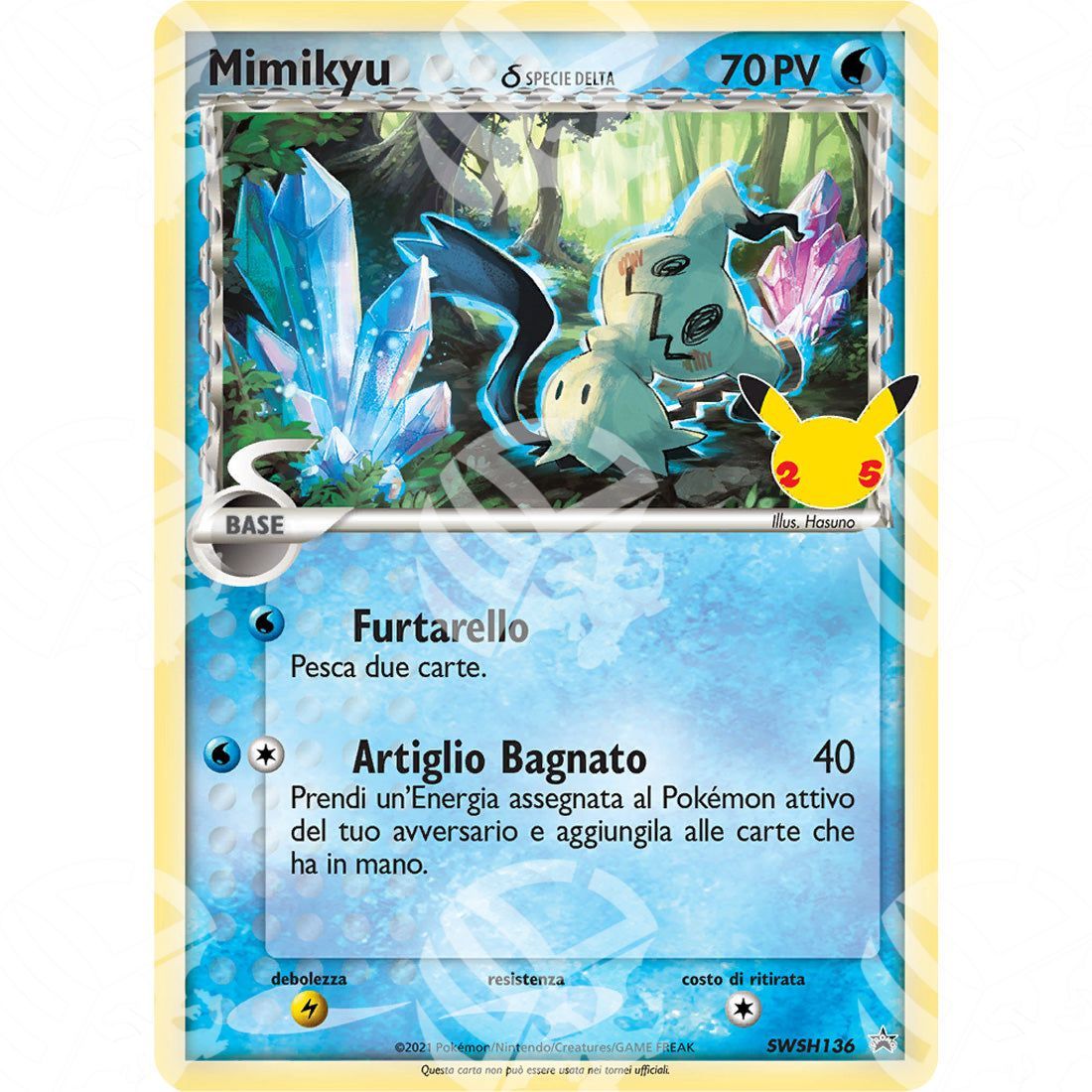 Black Star Promos - SWSH - Mimikyu δ Delta Species - 136 - Warcard - Black Star Promos - SWSH - Mimikyu δ Delta Species - 136 i prezzi più bassi sul mercato, solo da www.warcardshop.com! Carte singole, box, buste e mazzi.